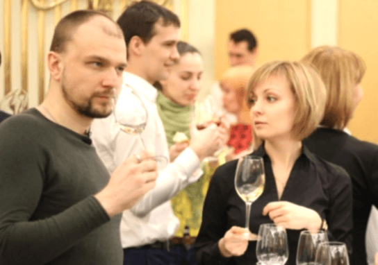 Мастер-класс Лиги Сомелье. Дегустация вина.